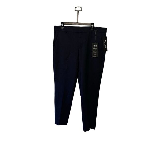 NWT Liverpool Los Angeles The Knit Trouser Blue Size 16 Stretchy Pull-On pants - Picture 3 of 13